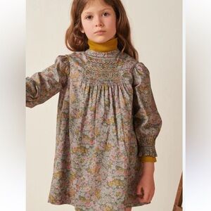 Bonpoint Divine floral smocked dres